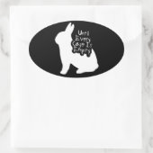 Sticker Ovale Jusqu'à ce que chaque cage soit vide (ALF) (Sac)