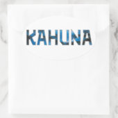 Sticker Ovale Kahuna (Sac)