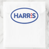 Sticker Ovale Kamala Harris (Sac)