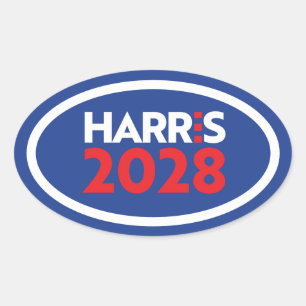 Sticker Ovale Kamala Harris 2028
