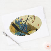 Sticker Ovale Kandinsky Cercles Abstraits Formes (Enveloppe)
