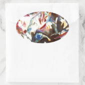 Sticker Ovale Kandinsky Composition Abstraite VI (Sac)