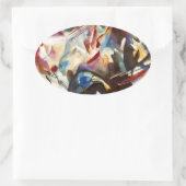 Sticker Ovale Kandinsky Composition VI Peinture Abstraite (Sac)