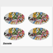 Sticker Ovale Kandinsky Small Worlds (Feuille)