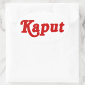 STICKER OVALE KAPUT ♦ NE FONCTIONNE PAS ♦ (Sac)