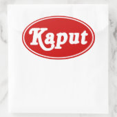 STICKER OVALE KAPUT ♦ NE FONCTIONNE PAS ♦ (Sac)