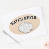 Sticker Ovale Kefir d'eau (Enveloppe)