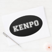 Sticker Ovale Kenpo (Enveloppe)