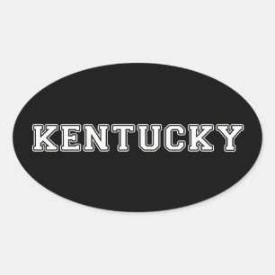 Sticker Ovale Kentucky