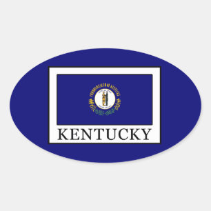 Sticker Ovale Kentucky