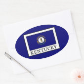 Sticker Ovale Kentucky (Enveloppe)