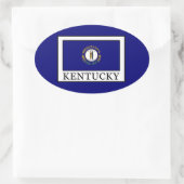 Sticker Ovale Kentucky (Sac)