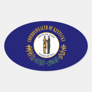 Sticker Ovale Kentucky