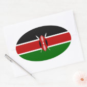 STICKER OVALE KENYA (Enveloppe)