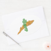 Sticker Ovale Kerala (Enveloppe)