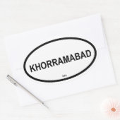 STICKER OVALE KHORRAMABAD (Enveloppe)