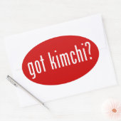 Sticker Ovale Kimchi ? (Enveloppe)