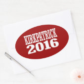 Sticker Ovale Kirkpatrick - Ann Kirkpatrick 2016 (Enveloppe)