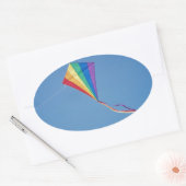 Sticker Ovale Kite (Enveloppe)