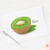 Sticker Ovale Kiwi (Enveloppe)