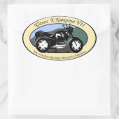 Sticker Ovale Klassic K Kampout VII (Sac)