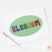 Sticker Ovale Kleem (Enveloppe)