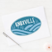 Sticker Ovale Knoxville Tennessee Outdoor (Enveloppe)
