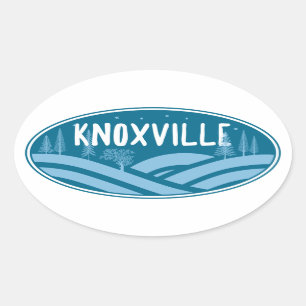Sticker Ovale Knoxville Tennessee Outdoor