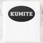 Sticker Ovale Kumite (Sac)