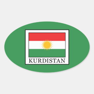 Sticker Ovale Kurdistan