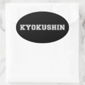 Sticker Ovale Kyokushin Karate (Sac)