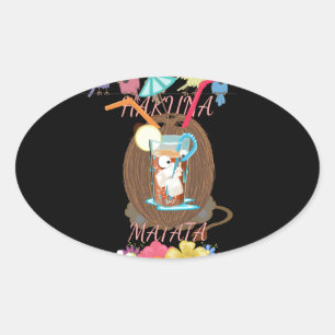 Sticker Ovale La générosité de la nature tropicale" La citronnel