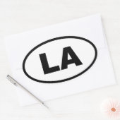 Sticker Ovale LA Louisiane (Enveloppe)