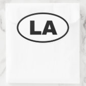 Sticker Ovale LA Louisiane (Sac)