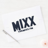 Sticker Ovale La marque MIXX (Enveloppe)