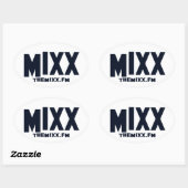 Sticker Ovale La marque MIXX (Feuille)