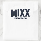 Sticker Ovale La marque MIXX (Sac)
