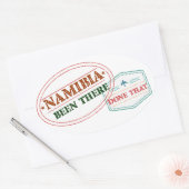 Sticker Ovale La Namibie A Fait Cela (Enveloppe)