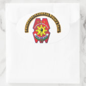 Sticker Ovale La police nationale philippine scelle avec le (Sac)
