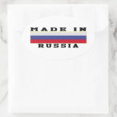Sticker Ovale La Russie Faite Dans Les Designs (Sac)