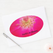 Sticker Ovale La Terre est une illusion (Enveloppe)