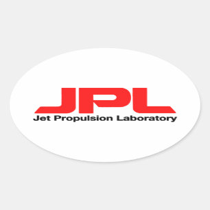 Sticker Ovale Laboratoire de propulsion à jet