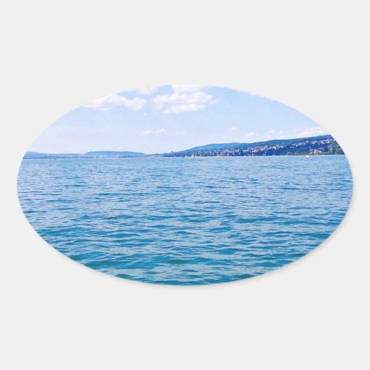 Sticker Ovale Lac Zurich (Devant)