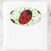 Sticker Ovale Ladybug (Sac)