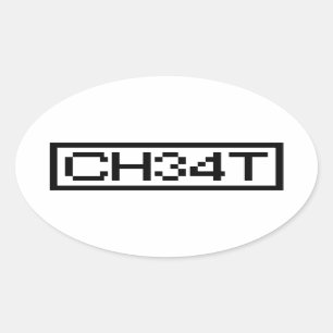 STICKER OVALE LAISSER CHAUFFER