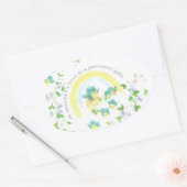 Sticker Ovale L'amour d'une mère est un cadeau précieux (Enveloppe)