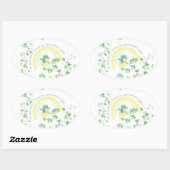 Sticker Ovale L'amour d'une mère est un cadeau précieux (Feuille)