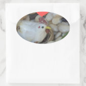 Sticker Ovale L'amour était dans l'air (Sac)