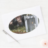 Sticker Ovale Lanterne lumineuse (Enveloppe)