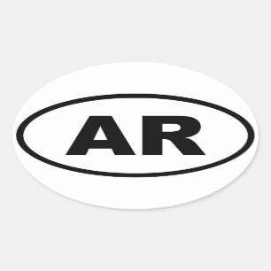 Sticker Ovale L'AR Arkansas